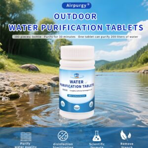 Waterzuiveringstabletten Airpurgy (100 stuks)