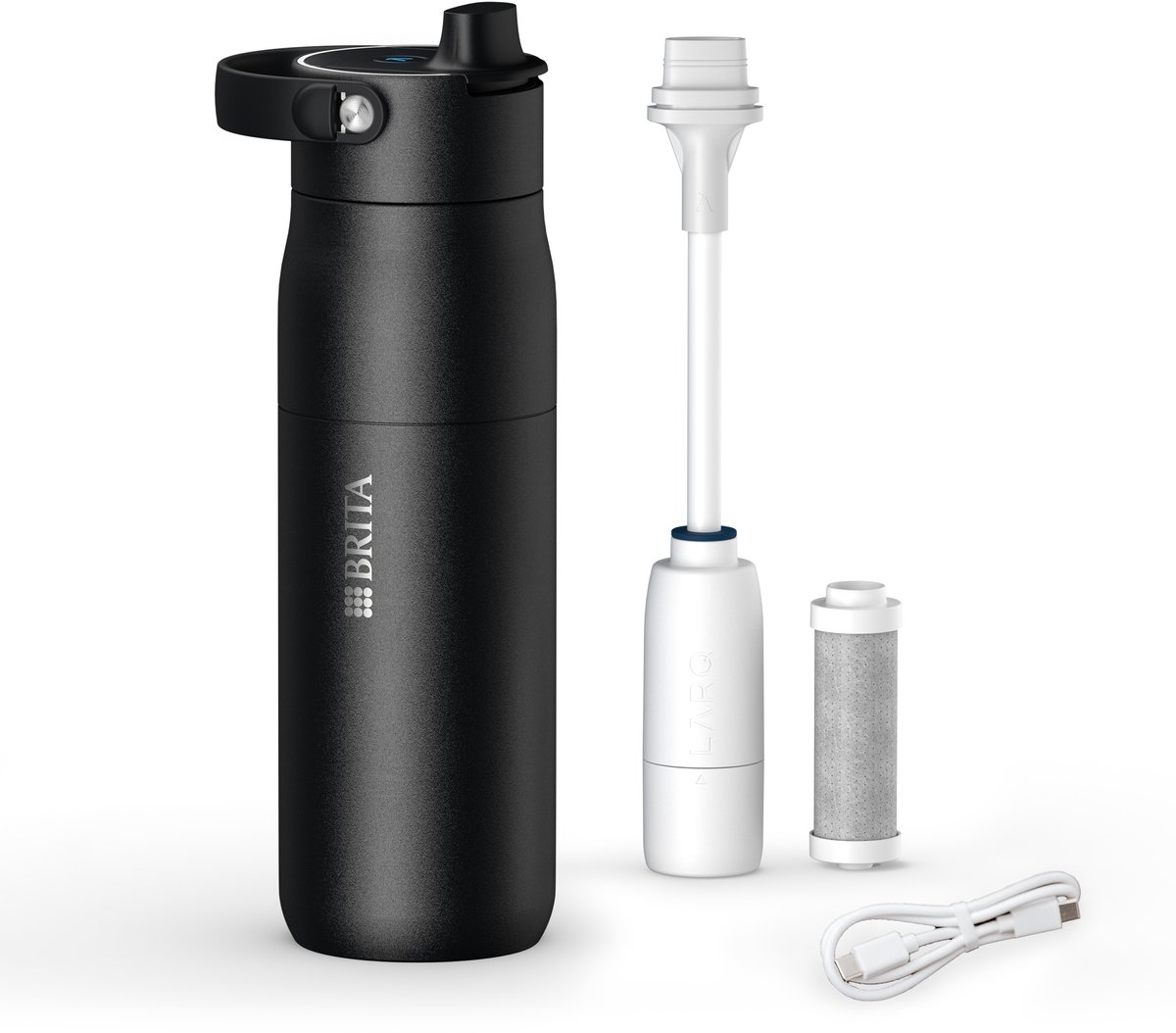BRITA BRITA LARQ iQ gefilterde drinkfles met UV-C (680 ml)
