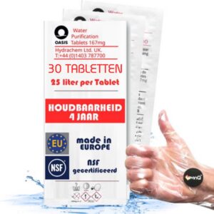 LevinQ Oasis waterzuiveringstabletten (30 stuks)