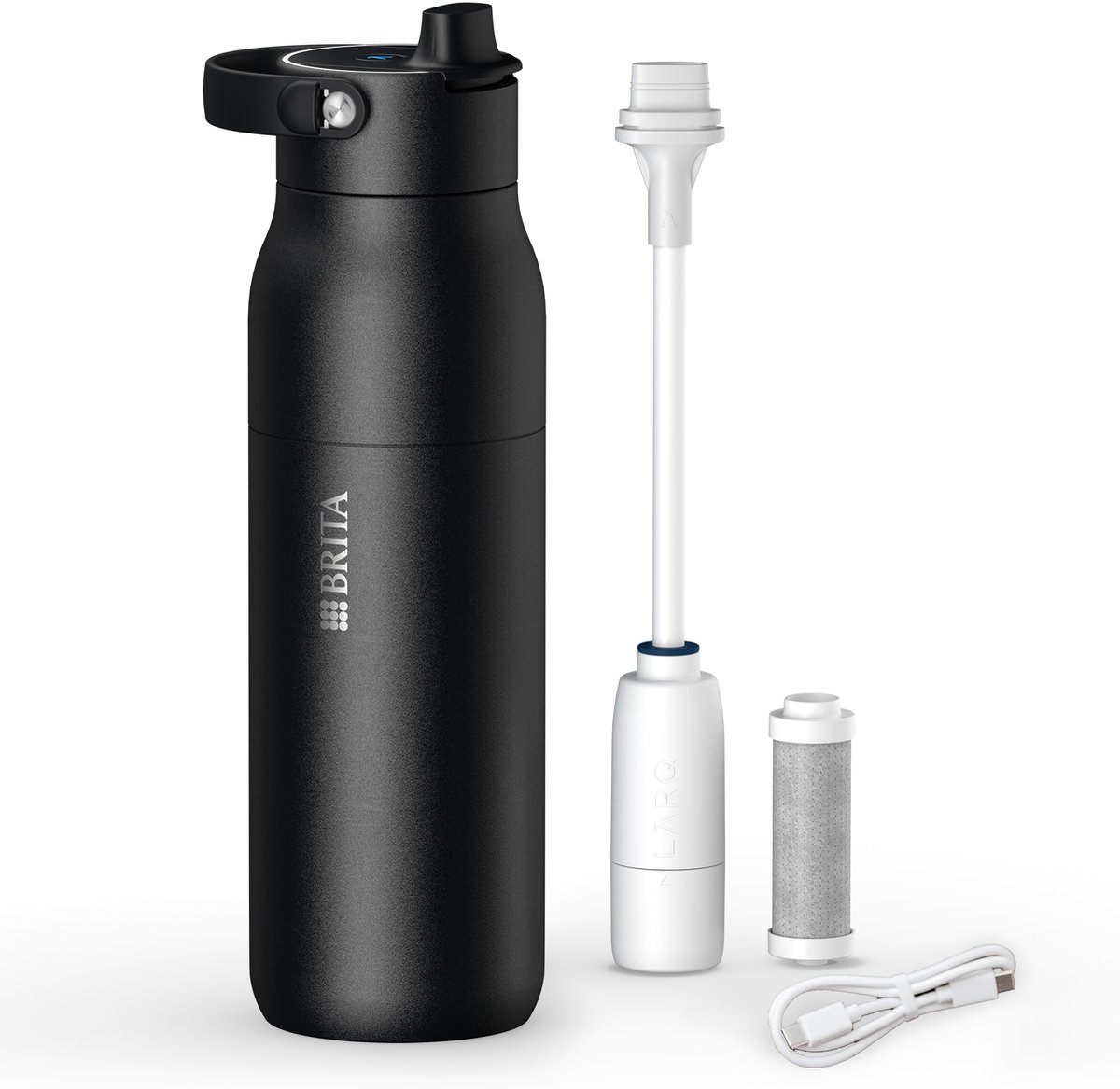 BRITA BRITA LARQ iQ waterfles met UV-C filter (1000 ml)