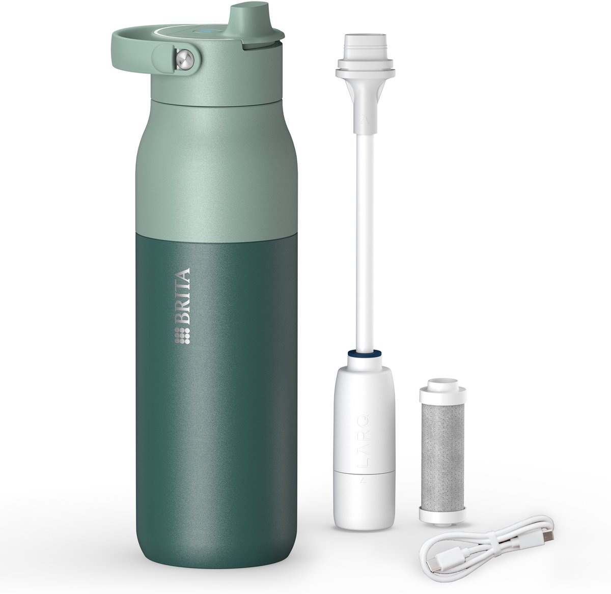BRITA BRITA LARQ iQ slimme waterfles met UV-C filter (1000 ml)