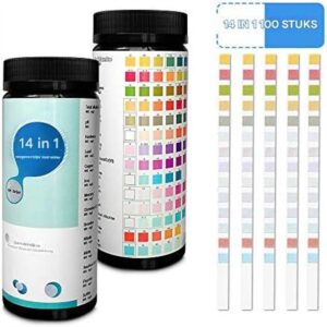 Water teststrips 14-in-1 voor kraan- en drinkwater (100 stuks)