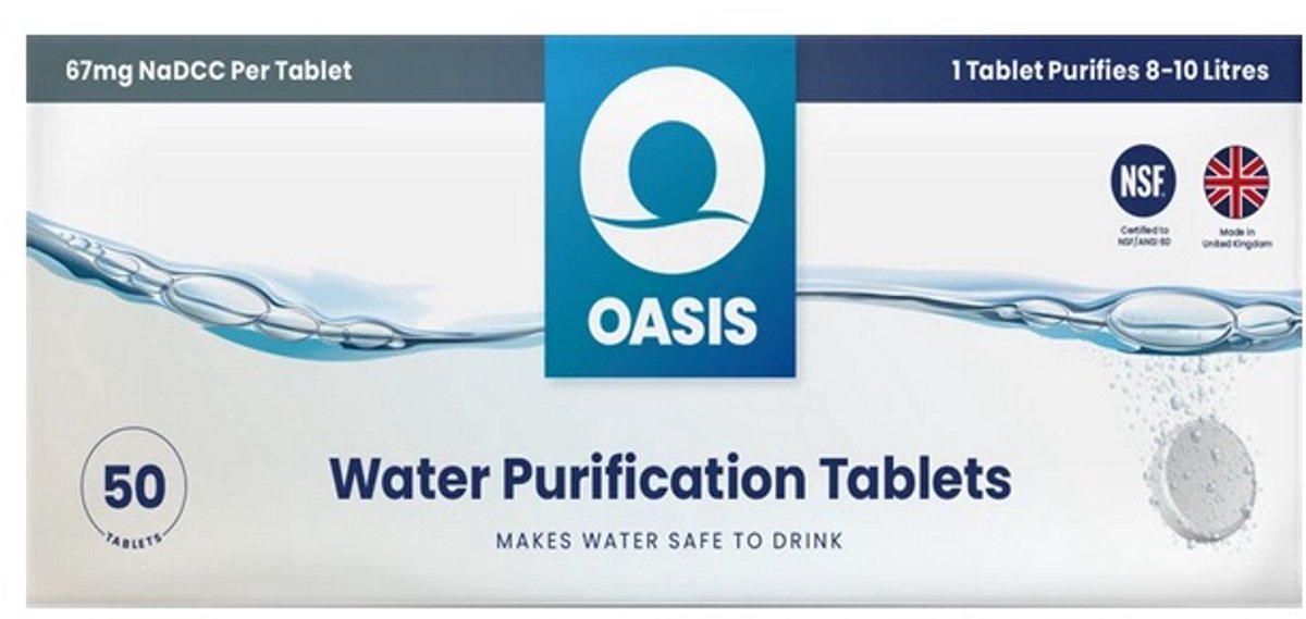 Oasis Oasis waterzuiveringstabletten 67 mg (50 stuks)