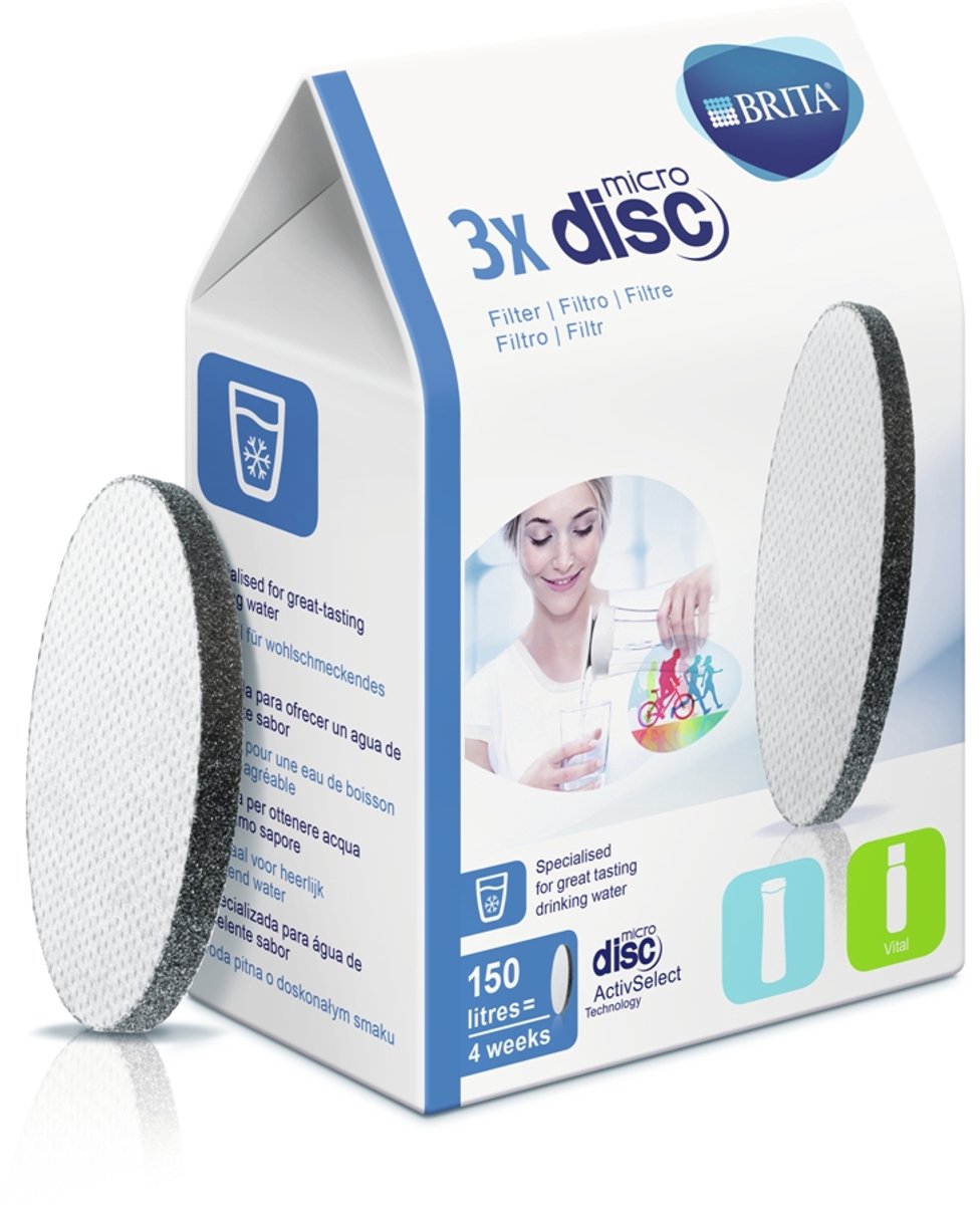 BRITA BRITA MicroDisc filterpatronen voor fill&go Vital