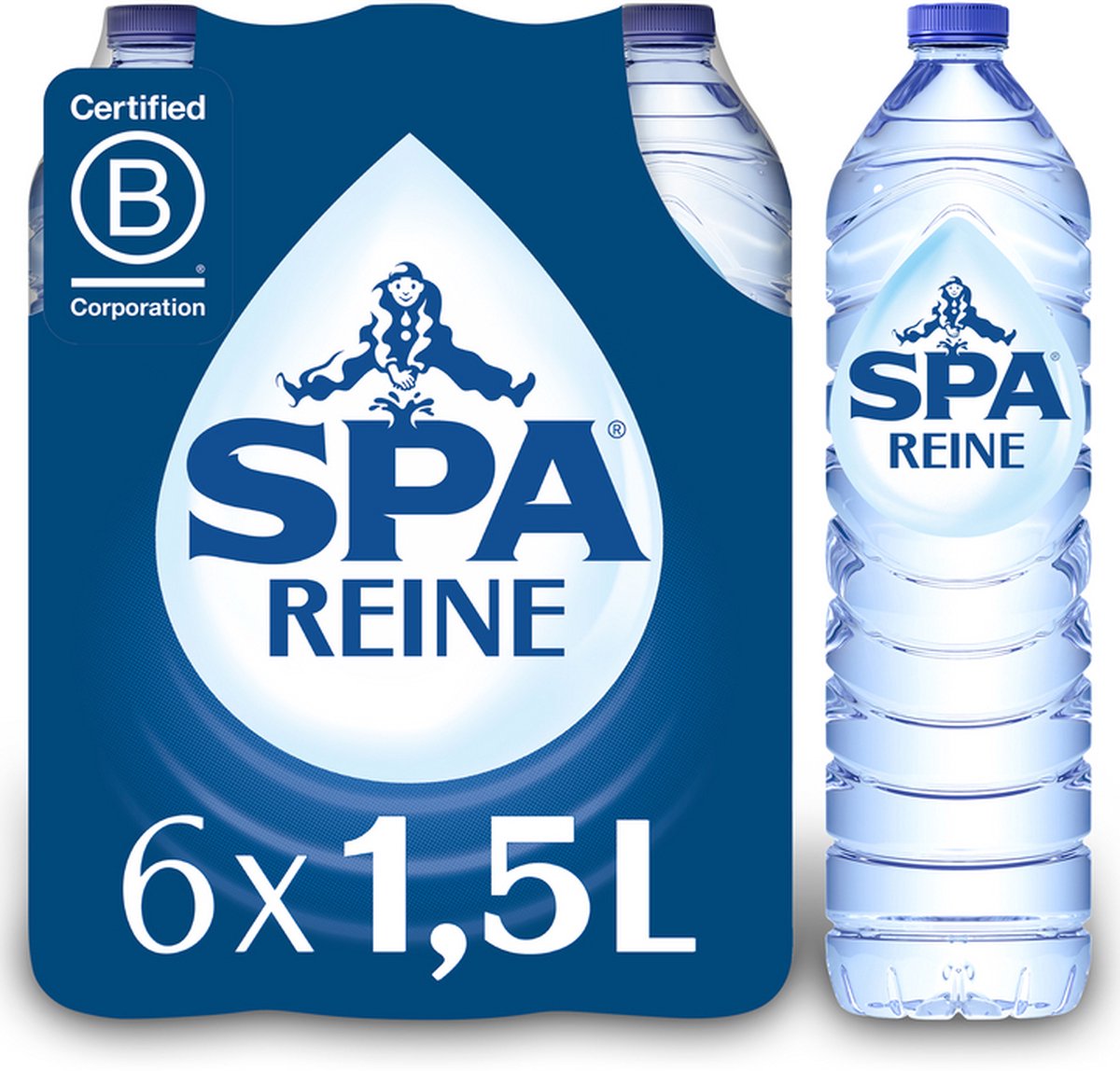 Spa Reine mineraalarm bronwater (6 x 1,5 liter)