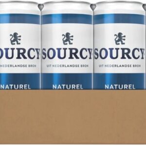 Sourcy mineraalwater 24 x 33 cl blikjes