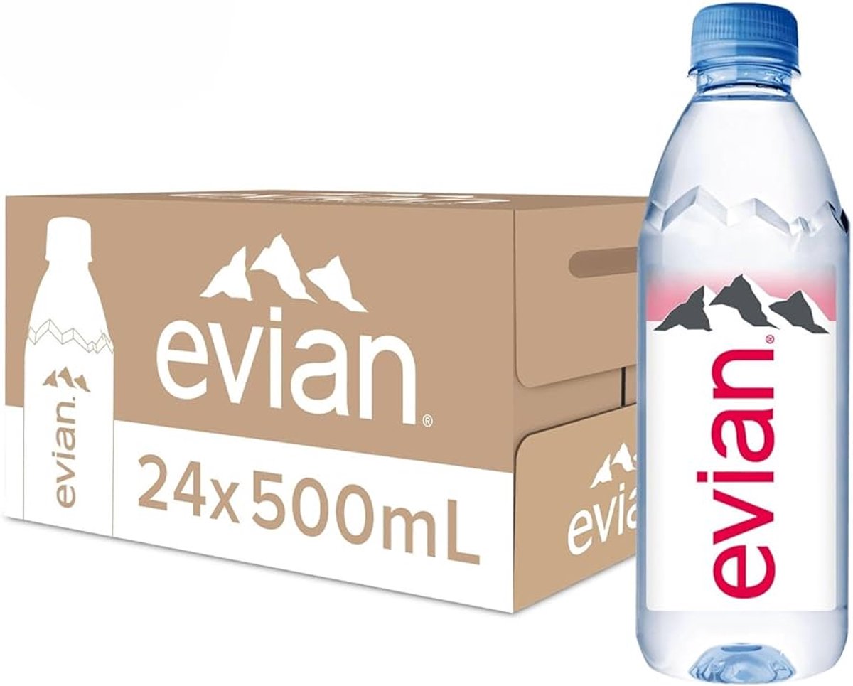 Evian mineraalwater 24 x 50 cl