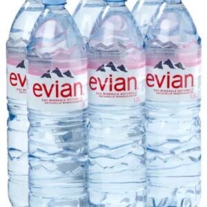Evian mineraalwater 6 x 1,5 liter (Franse Alpen)